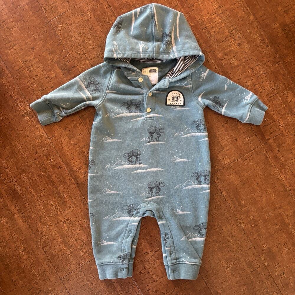 Baby Gap Star Wars Future Walkers 3-6 Months Hooded Romper
